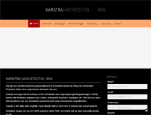 Tablet Screenshot of kamstra-architecten.nl